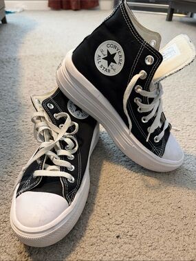 Converse Kids Black and White Low-Top Sneakers